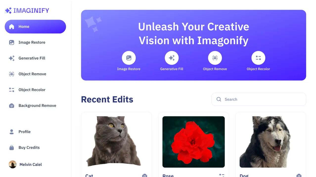 A screenshot of https://ai-image-generator-black.vercel.app
